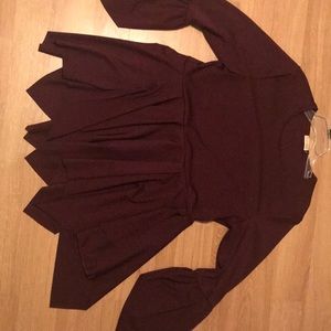 Nuggles Gentry Outfit Burgundy